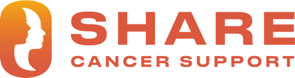 Logo of SHARE Cancer Support | Breast and Ovarian Cancer Nonprofit