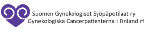 Suomen Gynekologiset Syöpäpotilaat ry- Gynekologiska Cancerpatienterna i Finland rf logo