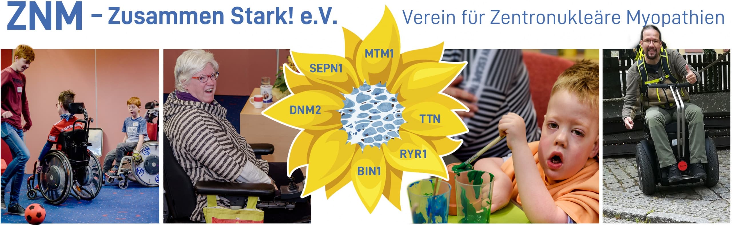 ZNM â Zusammen Stark! e.V. â Verein für zentronukleäre Myopathien logo